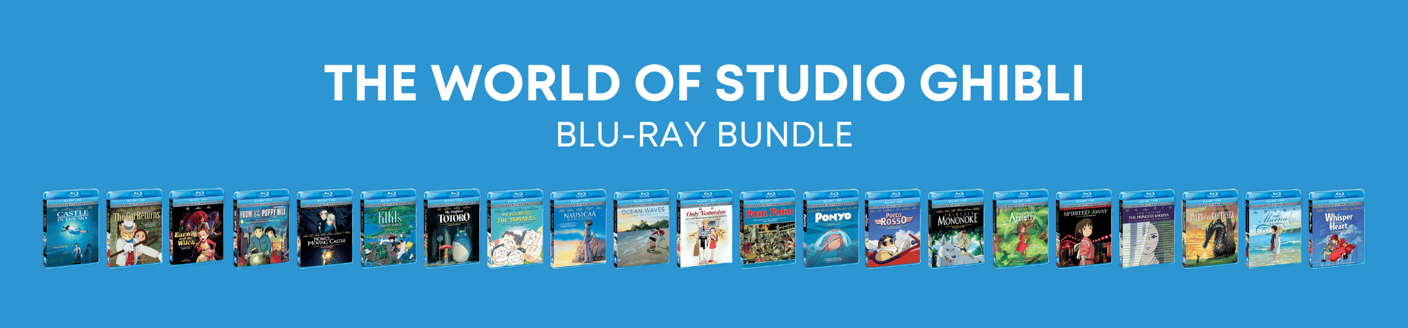 The World Of Studio Ghibli Blu-ray Bundle – The Studio Ghibli Collection